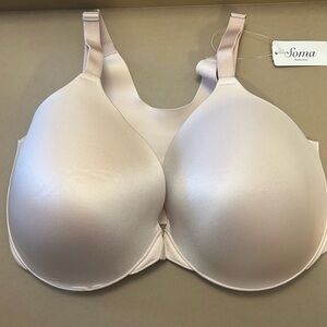 NWT Soma 34G Women's Full Coverage Front Closure Ivory/Cream Bra